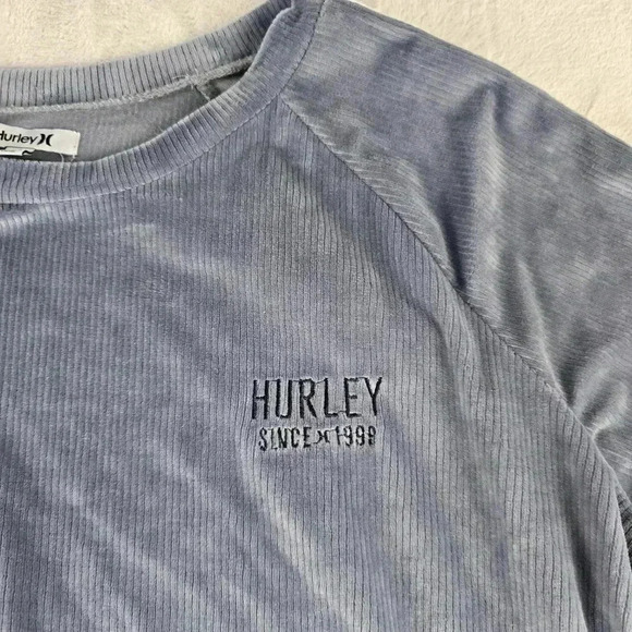 Hurley tracksuit Sweatsuit sweatshirt & Pants Blue size medium polyester blend - Picture 3 of 14